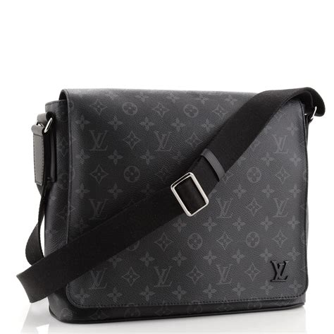 black messenger bag lv|louis vuitton inventeur messenger bag.